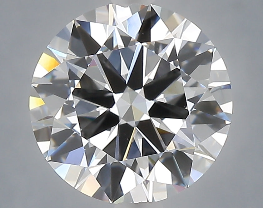 3.01 Carat Round Shaped, Excellent Cut, E Color, VVS2 Clarity, IGI Certified Lab Grown Diamond