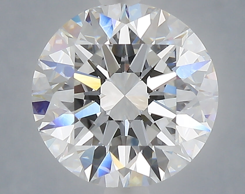 3.09 Carat Round Shaped, Excellent Cut, E Color, VVS2 Clarity, IGI Certified Lab Grown Diamond