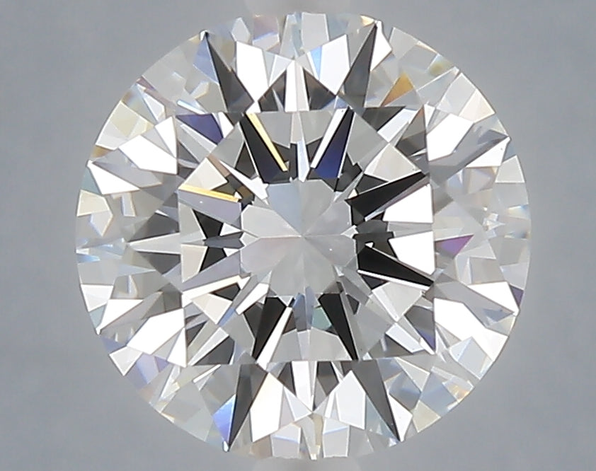 3.05 Carat Round Shaped, Excellent Cut, D Color, VVS2 Clarity, IGI Certified Lab Grown Diamond