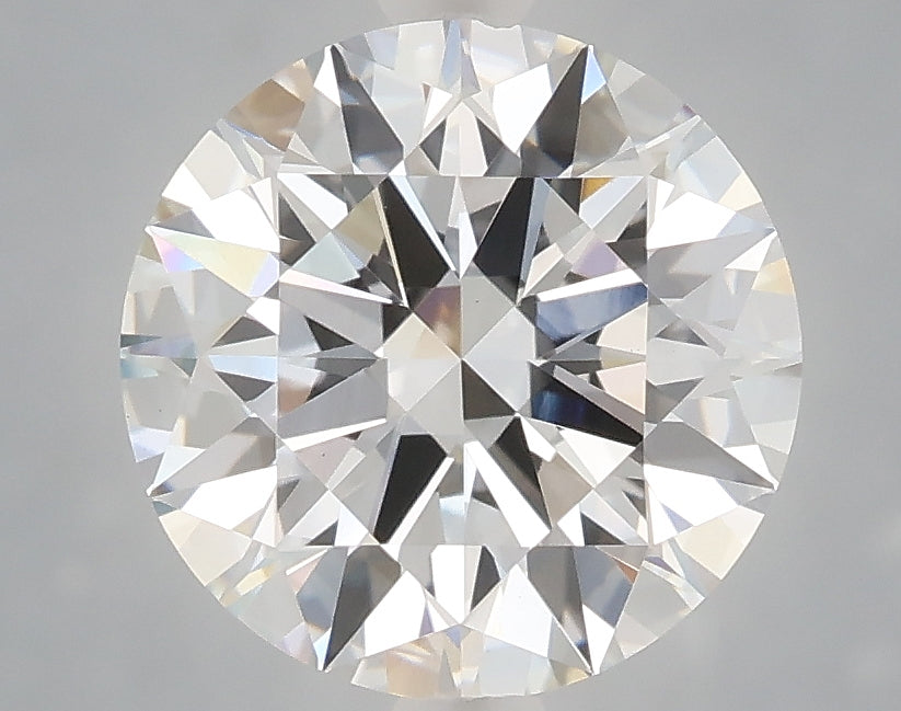 3.07 Carat Round Shaped, Ideal Cut, D Color, VVS2 Clarity, IGI Certified Lab Grown Diamond