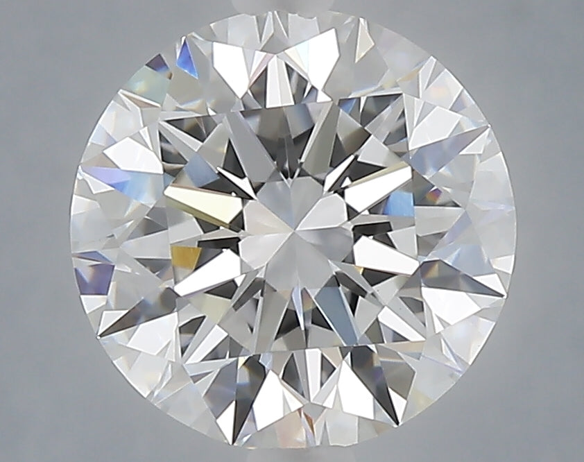 3.07 Carat Round Shaped, Ideal Cut, E Color, VVS2 Clarity, IGI Certified Lab Grown Diamond