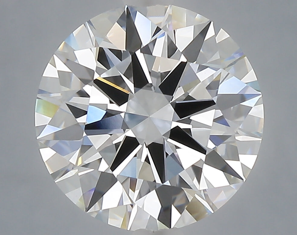 3.10 Carat Round Shaped, Excellent Cut, E Color, VS2 Clarity, IGI Certified Lab Grown Diamond