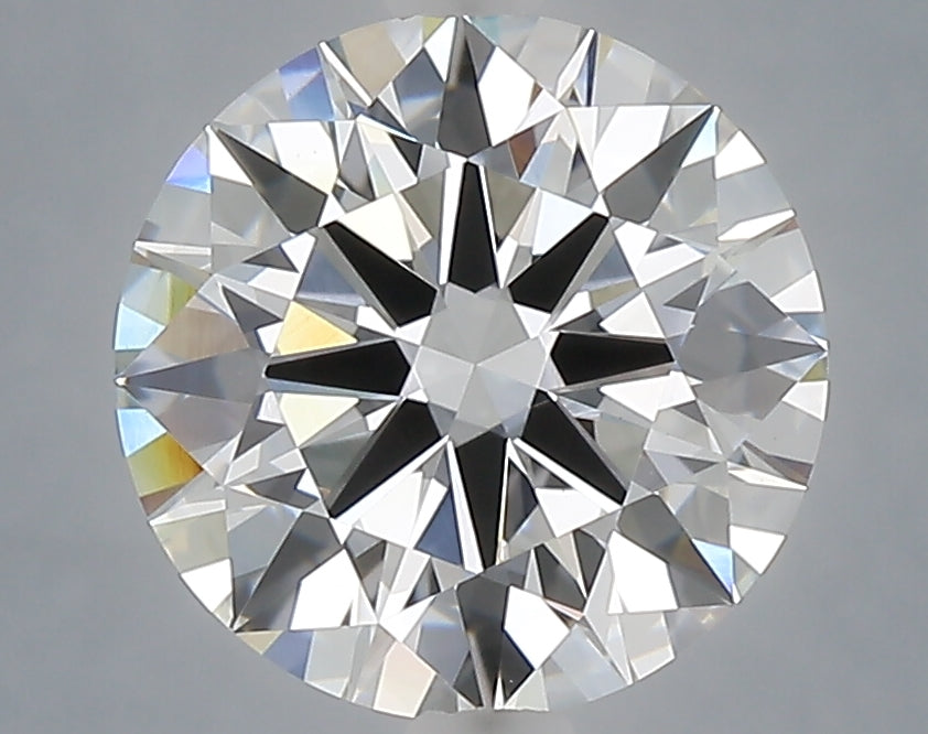 3.04 Carat Round Shaped, Excellent Cut, E Color, VVS2 Clarity, IGI Certified Lab Grown Diamond
