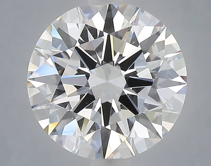 3.08 Carat Round Shaped, Excellent Cut, E Color, VVS2 Clarity, IGI Certified Lab Grown Diamond