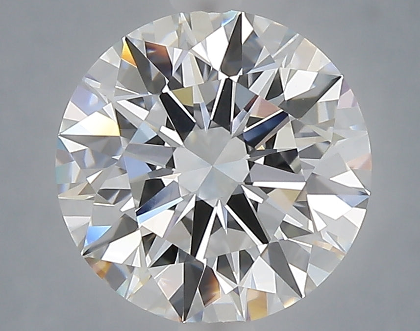 3.07 Carat Round Shaped, Ideal Cut, E Color, VVS2 Clarity, IGI Certified Lab Grown Diamond