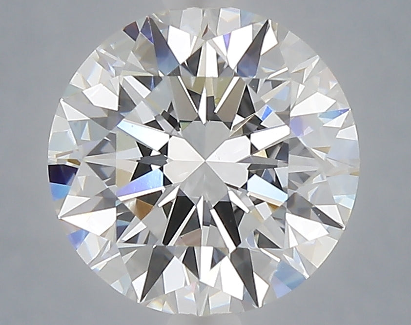 3.02 Carat Round Shaped, Excellent Cut, E Color, VVS2 Clarity, IGI Certified Lab Grown Diamond
