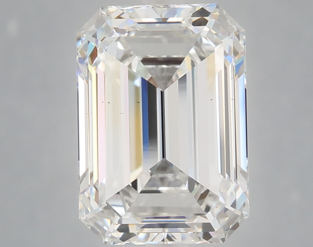 5.09 Carat Emerald Shaped, Ideal Cut, E Color, VS1 Clarity, IGI Certified Lab Grown Diamond