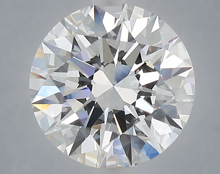 3.08 Carat Round Shaped, Excellent Cut, E Color, VVS2 Clarity, IGI Certified Lab Grown Diamond