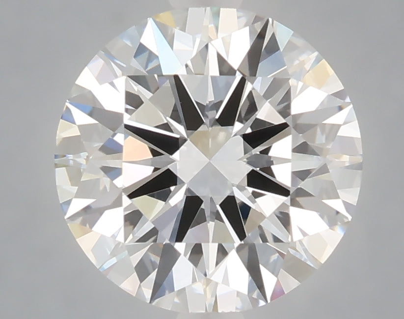 3.06 Carat Round Shaped, Excellent Cut, D Color, VVS2 Clarity, IGI Certified Lab Grown Diamond