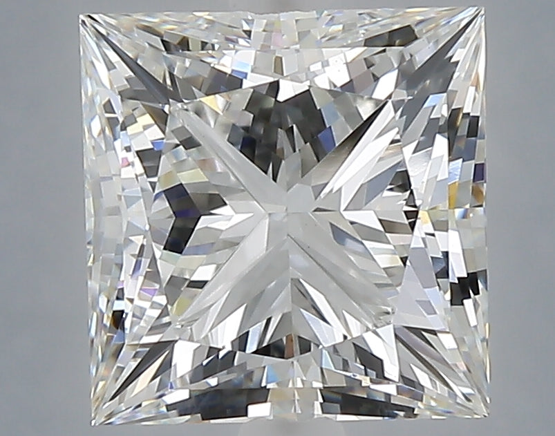 4.01 Carat Princess Shaped, Ideal Cut, F Color, VS1 Clarity, IGI Certified Lab Grown Diamond