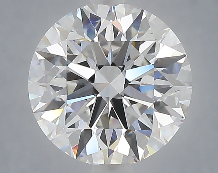 3.02 Carat Round Shaped, Excellent Cut, E Color, VS1 Clarity, IGI Certified Lab Grown Diamond