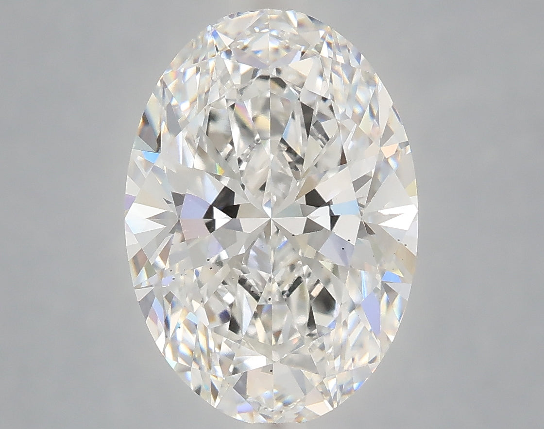 4.08 Carat Oval Shaped, Ideal Cut, D Color, VS2 Clarity, IGI Certified Lab Grown Diamond