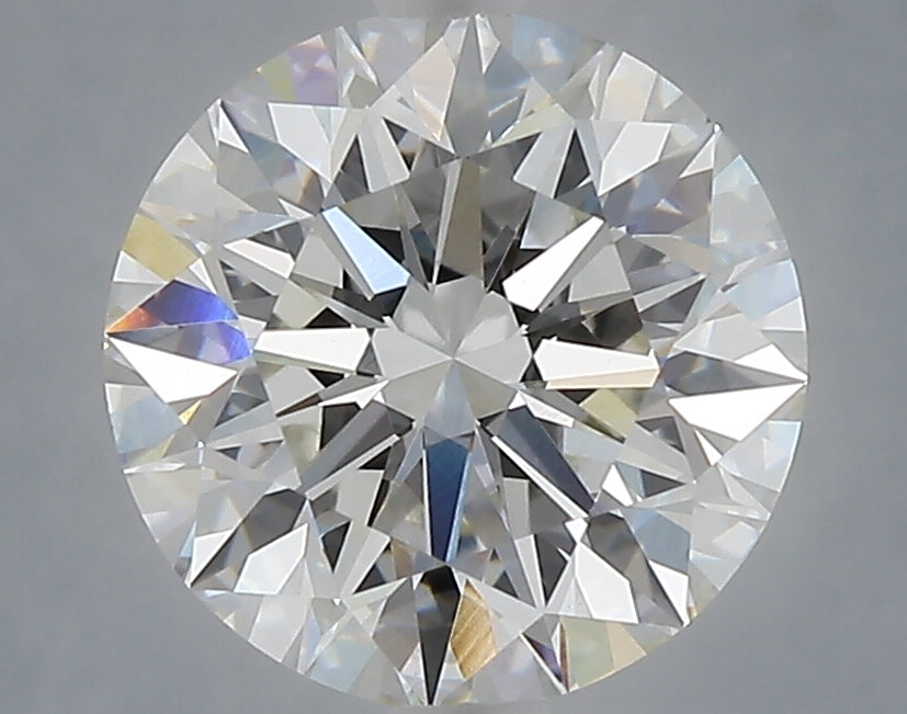 3.09 Carat Round Shaped, Excellent Cut, F Color, VVS2 Clarity, IGI Certified Lab Grown Diamond