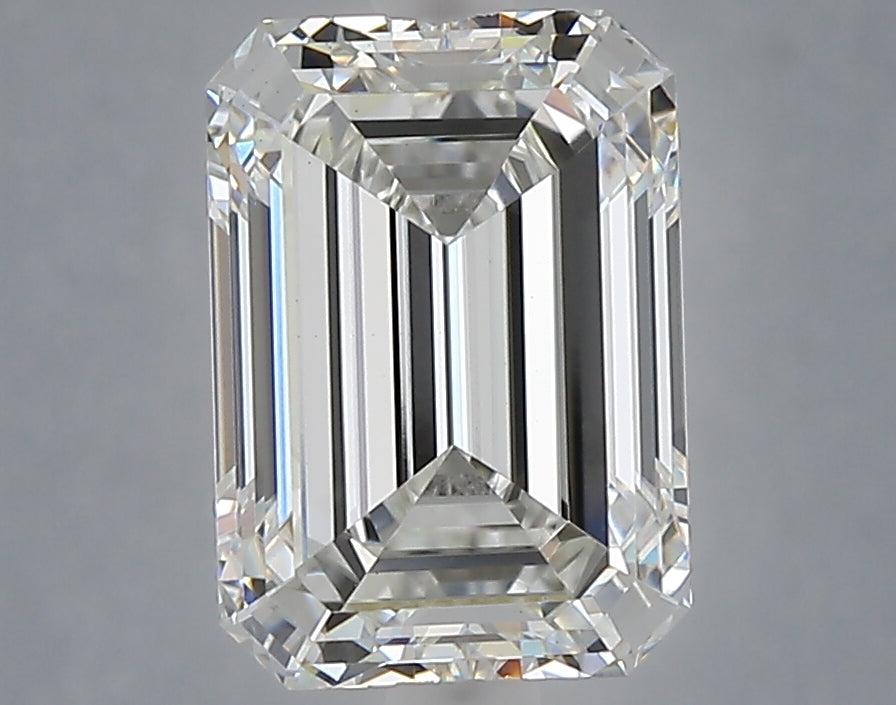 3.01 Carat Emerald Shaped, Ideal Cut, F Color, VS1 Clarity, IGI Certified Lab Grown Diamond
