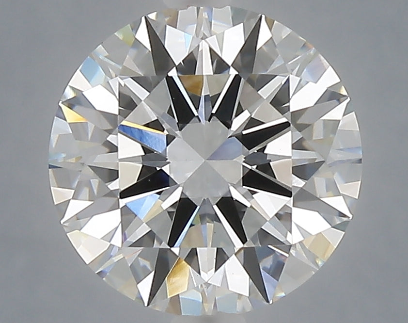 3.06 Carat Round Shaped, Excellent Cut, E Color, VS1 Clarity, IGI Certified Lab Grown Diamond