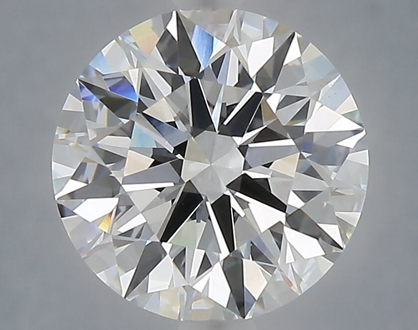 3.06 Carat Round Shaped, Excellent Cut, E Color, VVS2 Clarity, IGI Certified Lab Grown Diamond