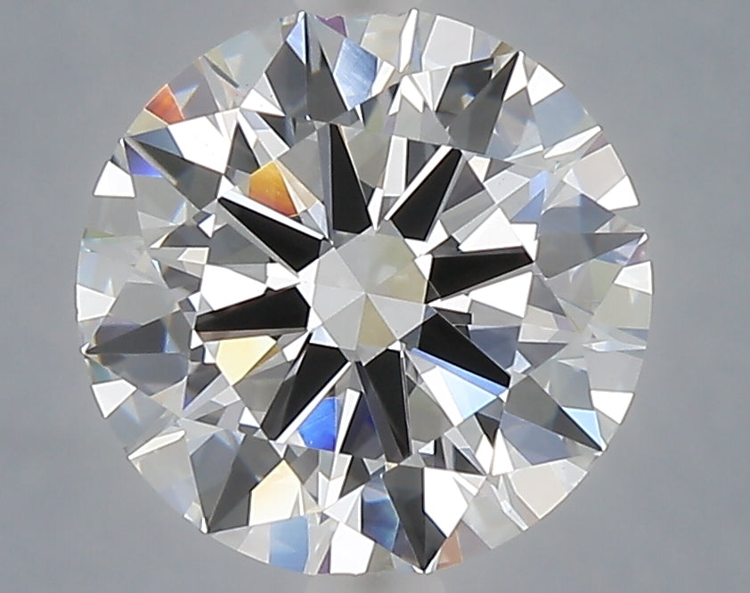 3.02 Carat Round Shaped, Excellent Cut, E Color, VVS2 Clarity, IGI Certified Lab Grown Diamond