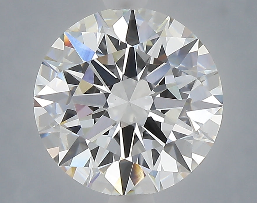 3.08 Carat Round Shaped, Ideal Cut, E Color, VVS2 Clarity, IGI Certified Lab Grown Diamond