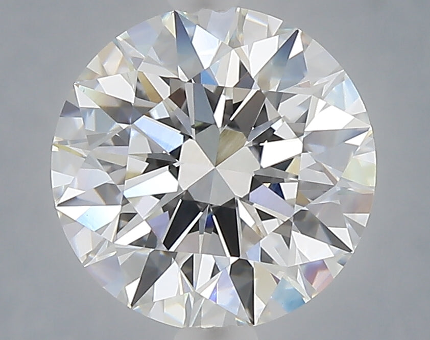 3.04 Carat Round Shaped, Excellent Cut, E Color, VVS2 Clarity, IGI Certified Lab Grown Diamond