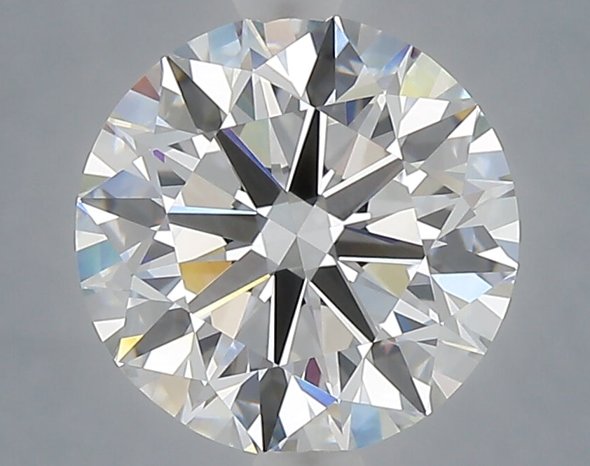 3.04 Carat Round Shaped, Excellent Cut, E Color, VVS2 Clarity, IGI Certified Lab Grown Diamond