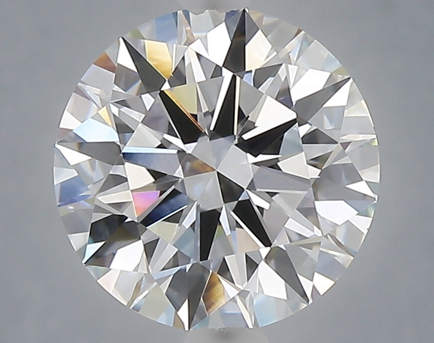 3.03 Carat Round Shaped, Ideal Cut, D Color, VVS2 Clarity, IGI Certified Lab Grown Diamond