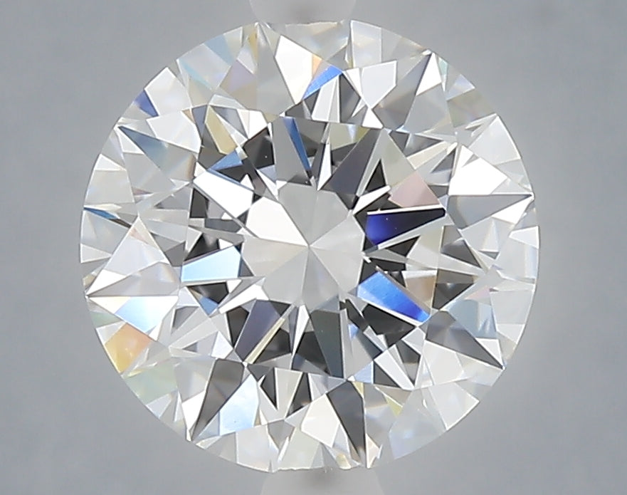 3.04 Carat Round Shaped, Ideal Cut, E Color, VVS2 Clarity, IGI Certified Lab Grown Diamond