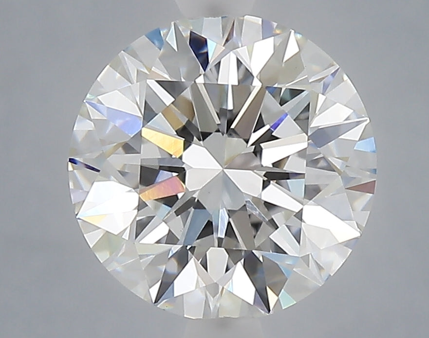 3.01 Carat Round Shaped, Excellent Cut, E Color, VVS2 Clarity, IGI Certified Lab Grown Diamond