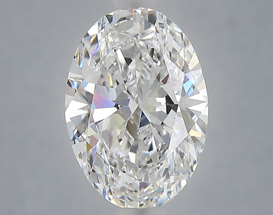 2.03 Carat Oval Shaped, Ideal Cut, E Color, VS2 Clarity, IGI Certified Lab Grown Diamond