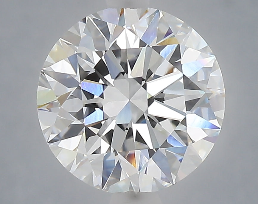 3.04 Carat Round Shaped, Excellent Cut, E Color, VVS2 Clarity, IGI Certified Lab Grown Diamond
