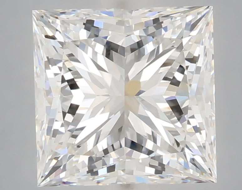 4.05 Carat Princess Shaped, Ideal Cut, E Color, VS1 Clarity, IGI Certified Lab Grown Diamond