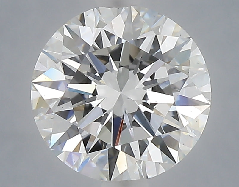 2.56 Carat Round Shaped, Ideal Cut, F Color, VS2 Clarity, IGI Certified Lab Grown Diamond