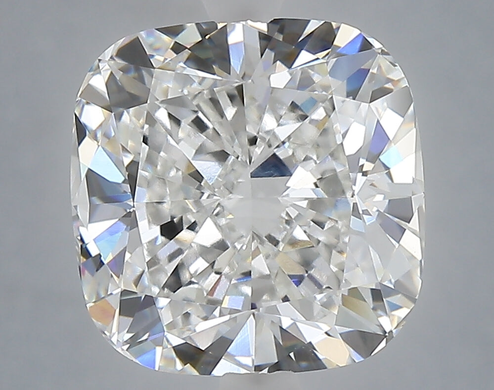 6.09 Carat Cushion Shaped, Ideal Cut, E Color, VVS2 Clarity, IGI Certified Lab Grown Diamond