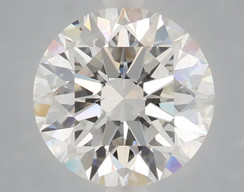 3.04 Carat Round Shaped, Excellent Cut, E Color, VVS2 Clarity, IGI Certified Lab Grown Diamond