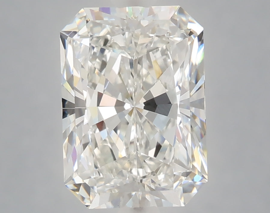 3.07 Carat Radiant Shaped, Excellent Cut, F Color, VS1 Clarity, IGI Certified Lab Grown Diamond