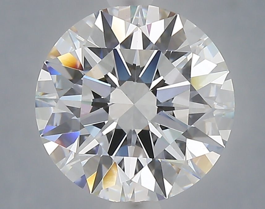 3.04 Carat Round Shaped, Ideal Cut, E Color, VVS2 Clarity, IGI Certified Lab Grown Diamond