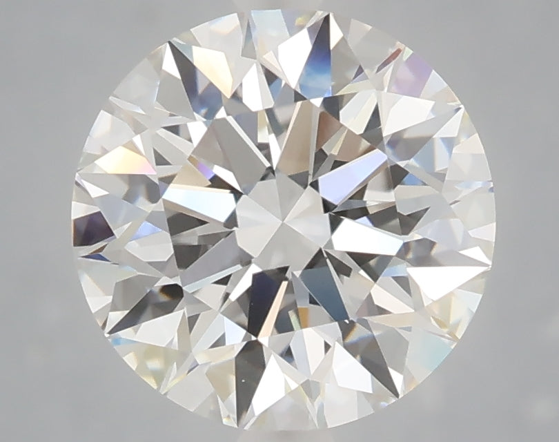 3.03 Carat Round Shaped, Ideal Cut, E Color, VVS2 Clarity, IGI Certified Lab Grown Diamond