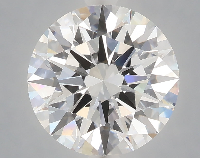 3.09 Carat Round Shaped, Ideal Cut, D Color, VVS2 Clarity, IGI Certified Lab Grown Diamond