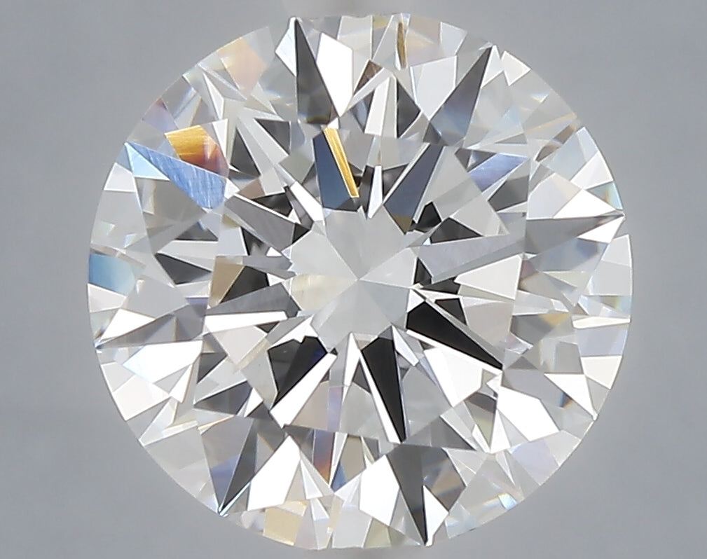3.06 Carat Round Shaped, Ideal Cut, D Color, VVS2 Clarity, IGI Certified Lab Grown Diamond
