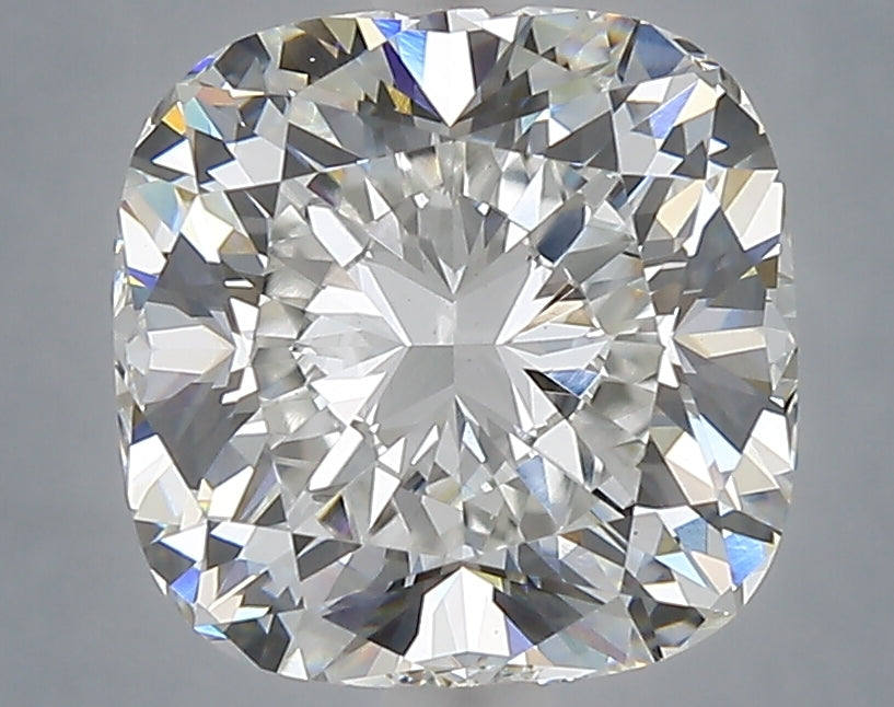 4.05 Carat Cushion Shaped, Ideal Cut, F Color, VS1 Clarity, IGI Certified Lab Grown Diamond