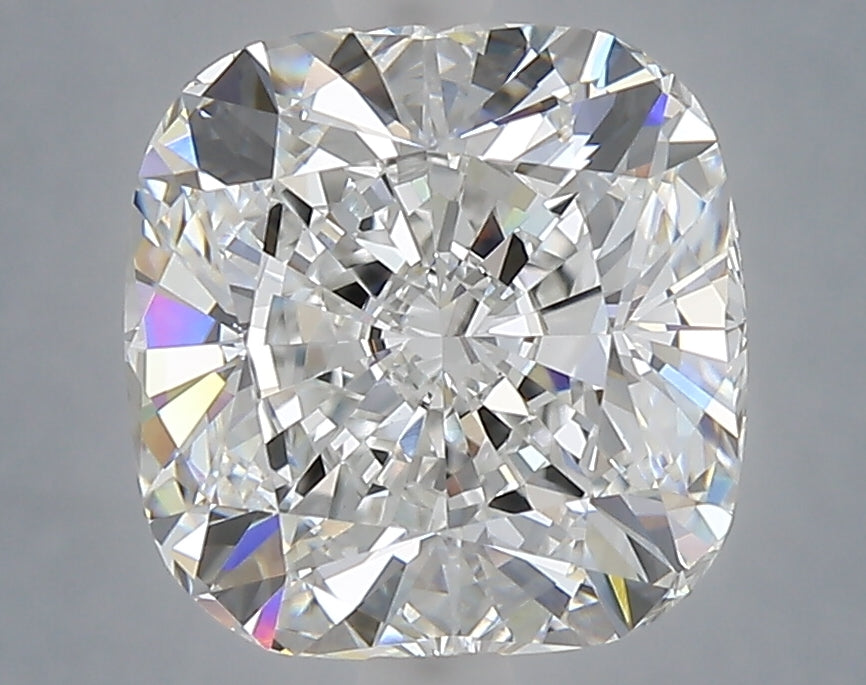 4.04 Carat Cushion Shaped, Ideal Cut, D Color, VVS2 Clarity, IGI Certified Lab Grown Diamond
