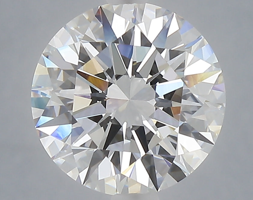 3.09 Carat Round Shaped, Ideal Cut, E Color, VVS2 Clarity, IGI Certified Lab Grown Diamond