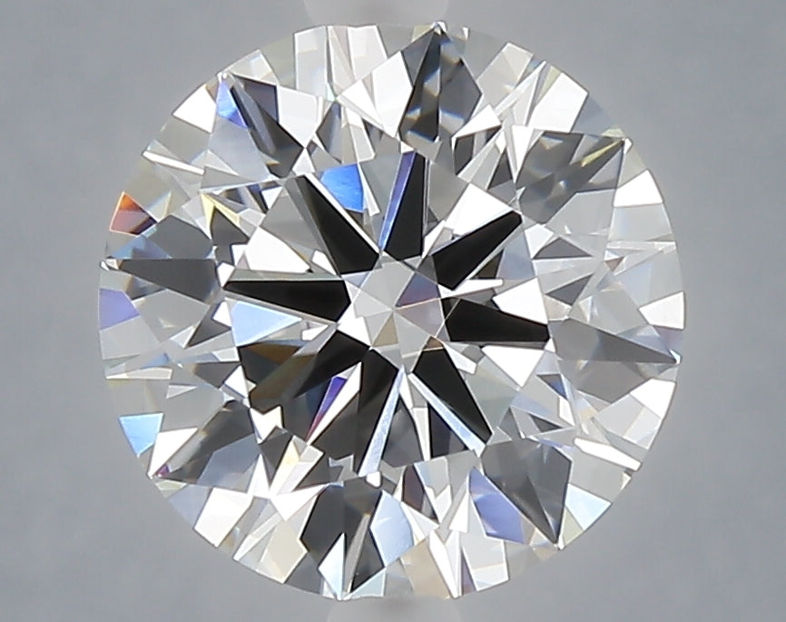 3.05 Carat Round Shaped, Excellent Cut, F Color, VVS2 Clarity, IGI Certified Lab Grown Diamond
