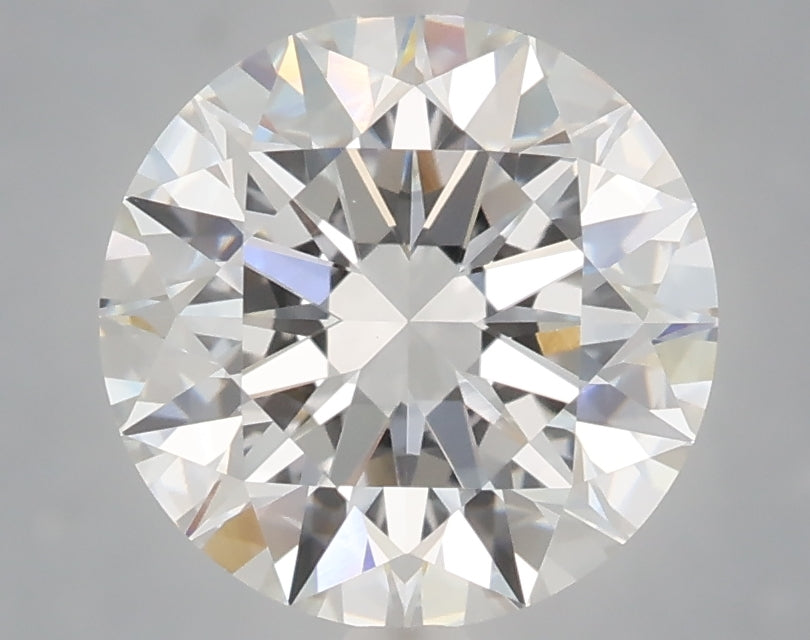 3.09 Carat Round Shaped, Ideal Cut, D Color, VVS2 Clarity, IGI Certified Lab Grown Diamond