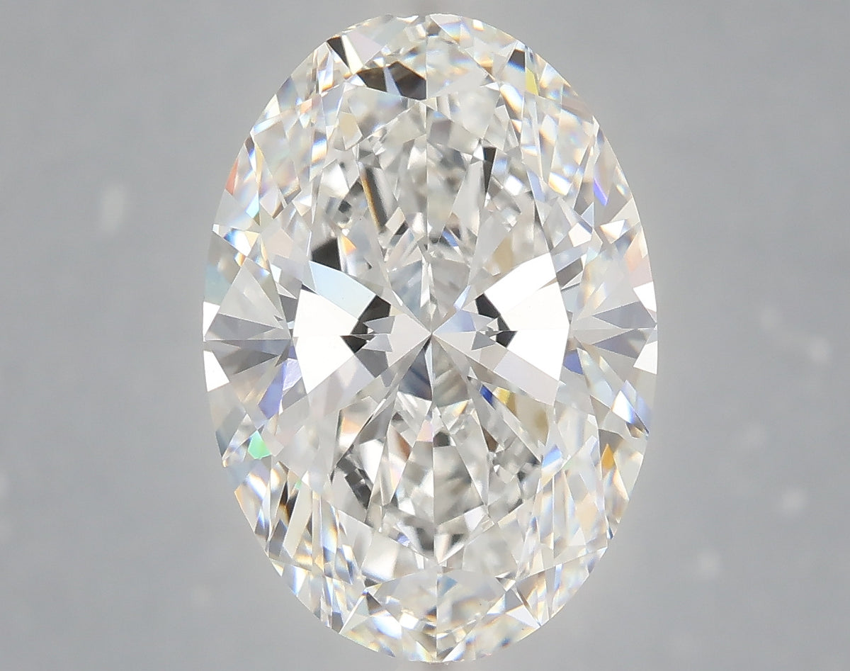 6.26 Carat Oval Shaped, Ideal Cut, E Color, VVS2 Clarity, IGI Certified Lab Grown Diamond