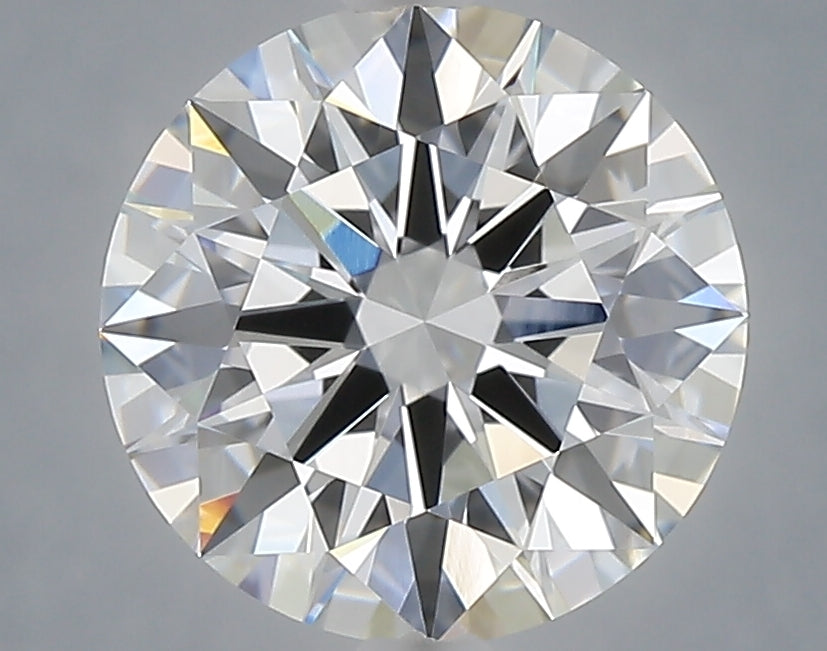 3.02 Carat Round Shaped, Excellent Cut, E Color, VS1 Clarity, IGI Certified Lab Grown Diamond