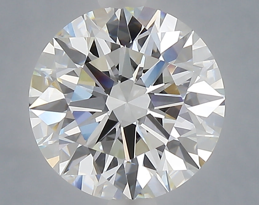 3.06 Carat Round Shaped, Ideal Cut, E Color, VVS2 Clarity, IGI Certified Lab Grown Diamond