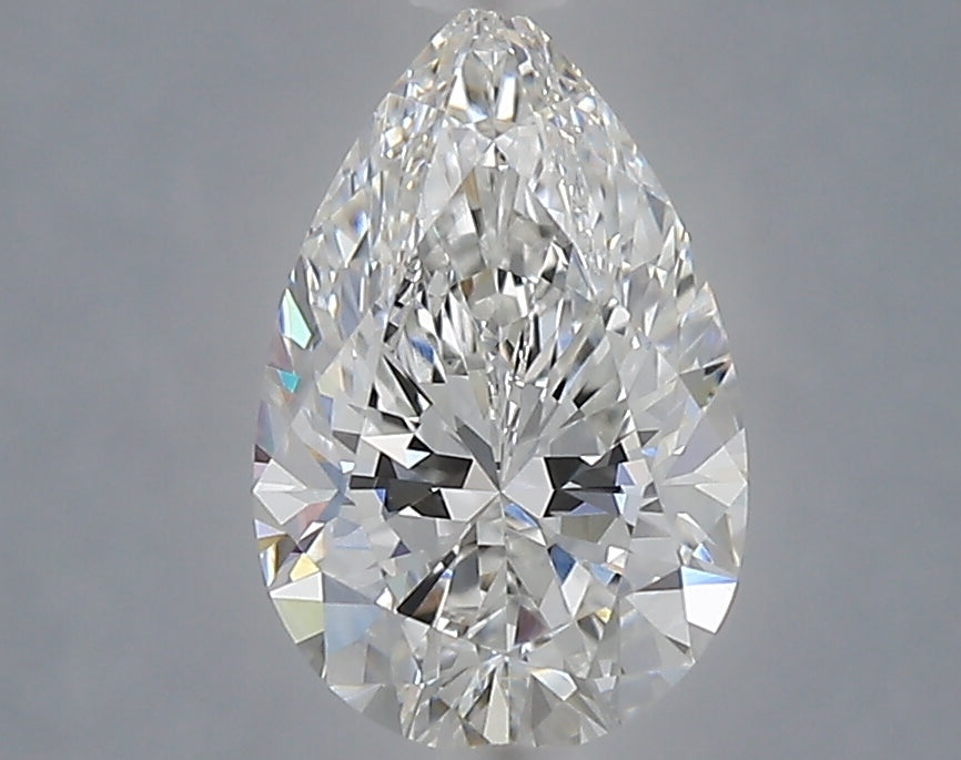 1.55 Carat Pear Shaped, Ideal Cut, E Color, VVS2 Clarity, IGI Certified Lab Grown Diamond