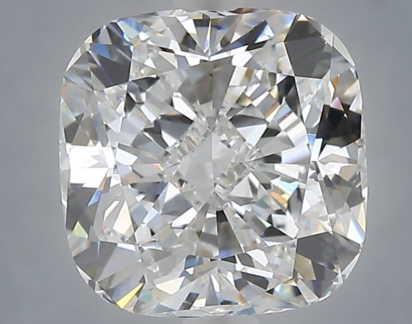 4.00 Carat Cushion Shaped, Ideal Cut, E Color, VVS2 Clarity, IGI Certified Lab Grown Diamond