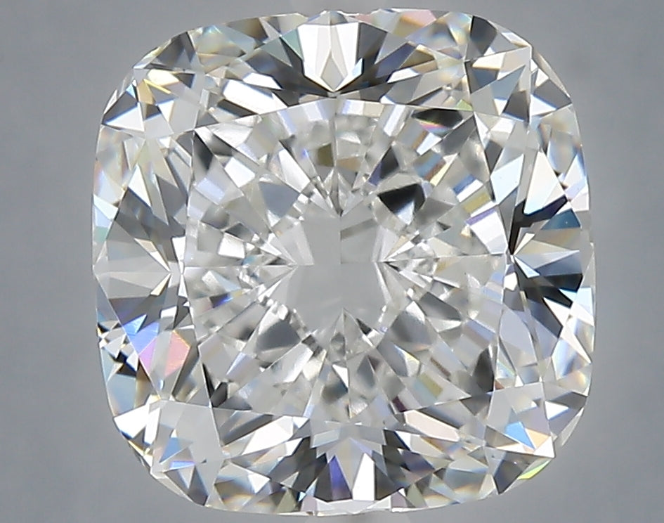 6.07 Carat Cushion Shaped, Ideal Cut, E Color, VVS2 Clarity, IGI Certified Lab Grown Diamond