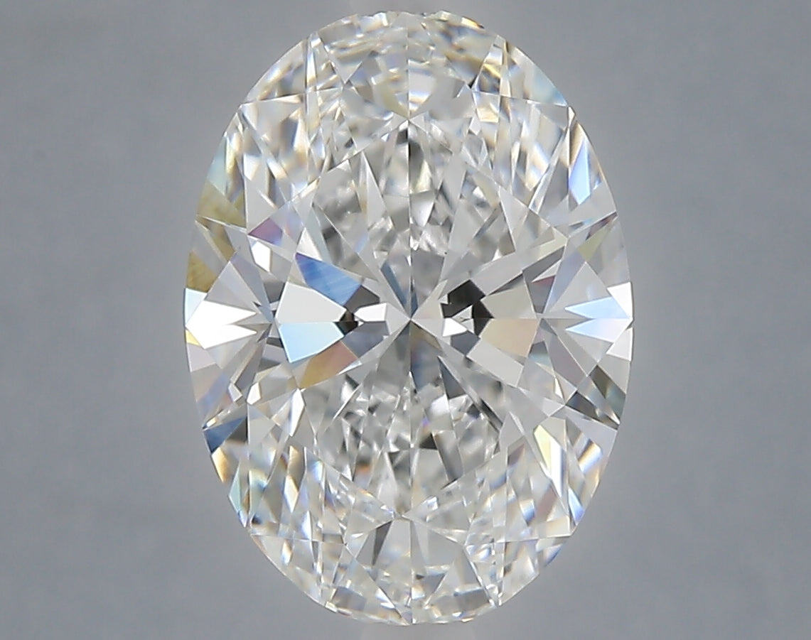 4.09 Carat Oval Shaped, Ideal Cut, E Color, VVS2 Clarity, IGI Certified Lab Grown Diamond